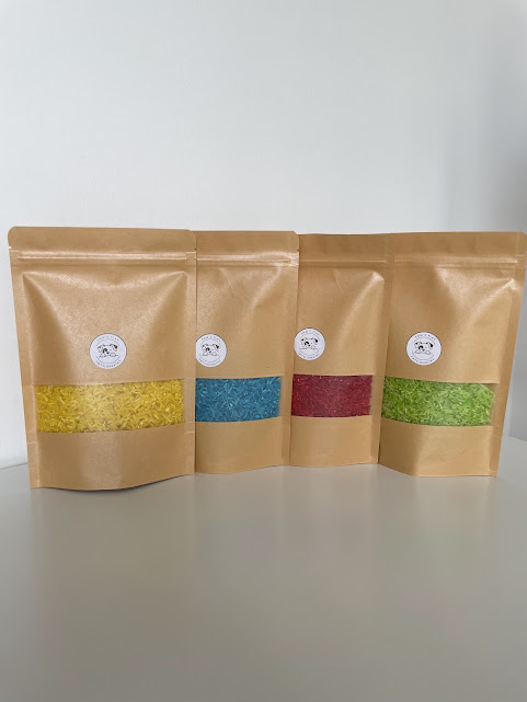 Barevná rýže a cizrna