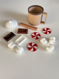 PLA set horka cokolada