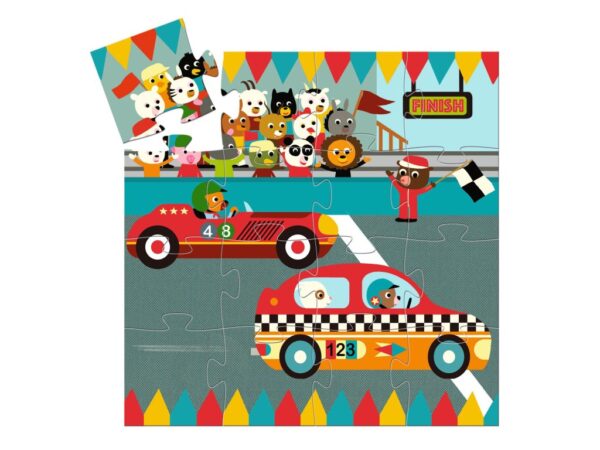 DJECO Puzzle Závodní auto