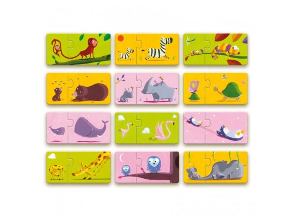 DJECO Puzzle duo Najdi mládě