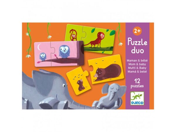 DJECO Puzzle duo Najdi mládě