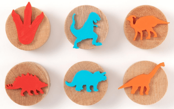 ChildGen Wooden Stamps- DINOSAURS