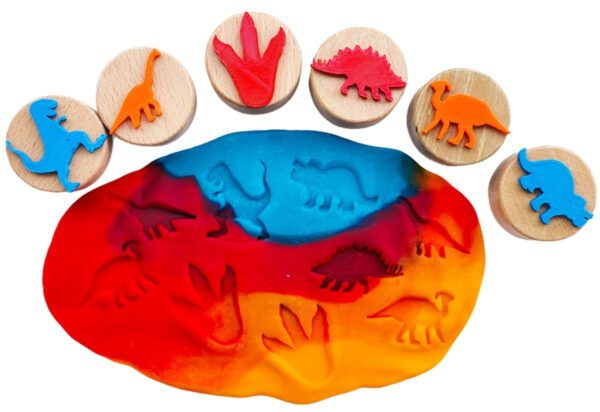 ChildGen Wooden Stamps- DINOSAURS