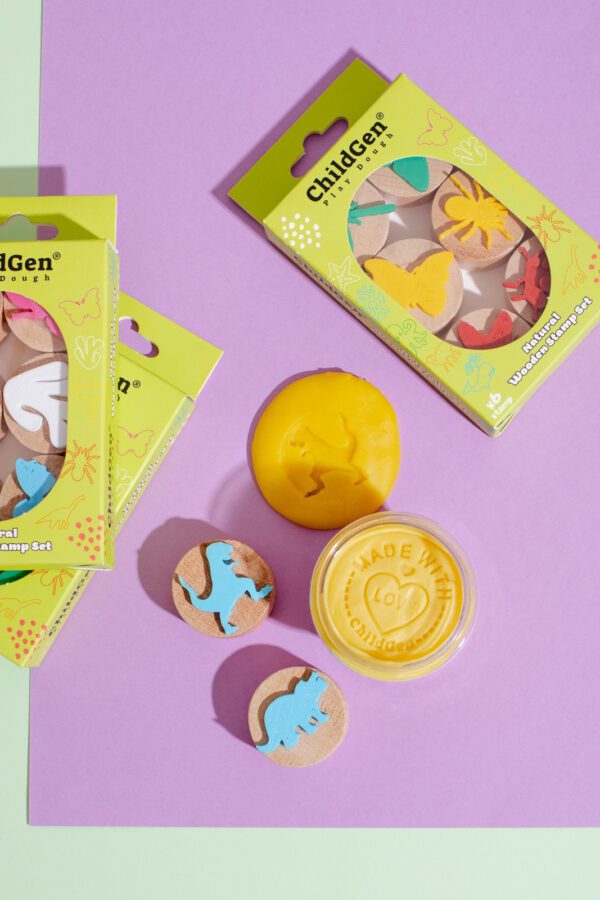 ChildGen Wooden Stamps- DINOSAURS