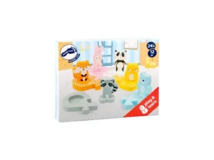 Small Foot - Dřevěné vkládací puzzle zvířátka