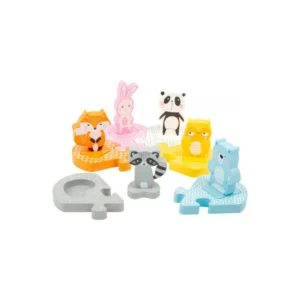 Small Foot - Dřevěné vkládací puzzle zvířátka