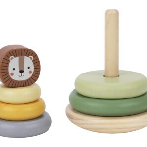 Tooky Toy - Nasazovaci kroužky Lev Pastel