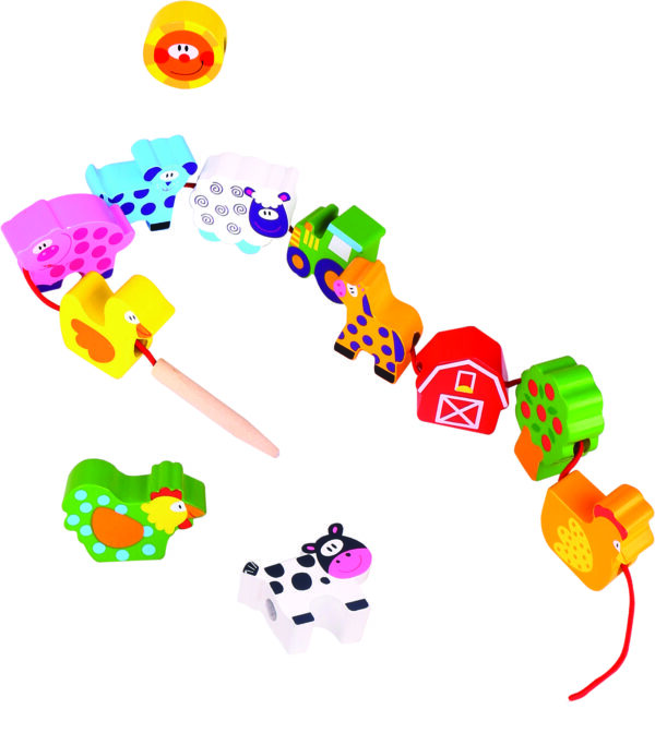 Tooky Toy - Provlekani Zviratka z Farmy