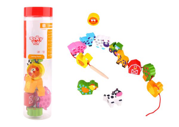 Tooky Toy - Provlekani Zviratka z Farmy