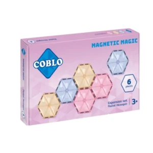 COBLO - Rozšiřující sada 6 dílů: šestiuhelníky (Pastel)