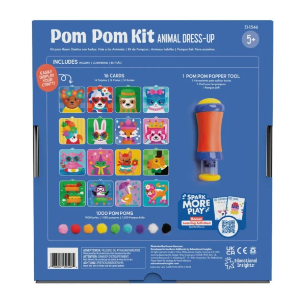 Learning Resources - Pom Pom Kit: Oblékání zvířátek - Image 7