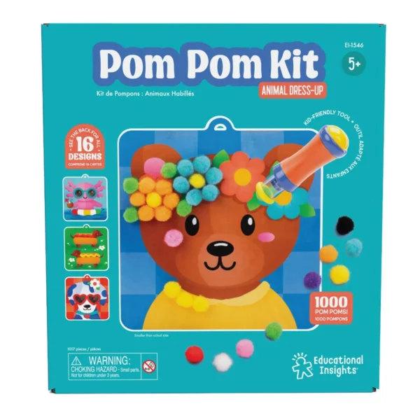 Learning Resources - Pom Pom Kit: Oblékání zvířátek - Image 6