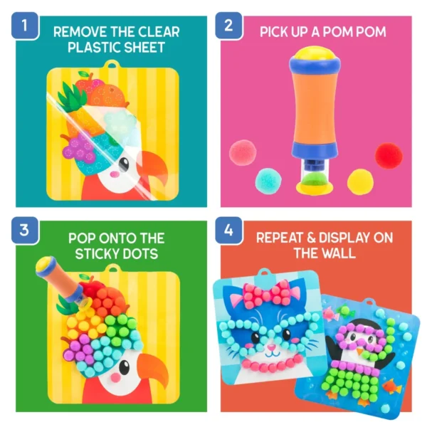 Learning Resources - Pom Pom Kit: Oblékání zvířátek - Image 9