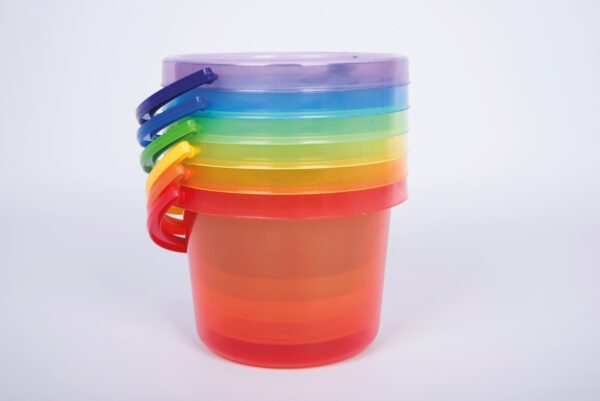 TickiT - Barevné průsvitné kyblíčky (6 ks) - Image 8