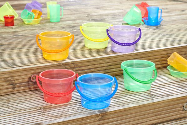 TickiT - Barevné průsvitné kyblíčky (6 ks) - Image 7