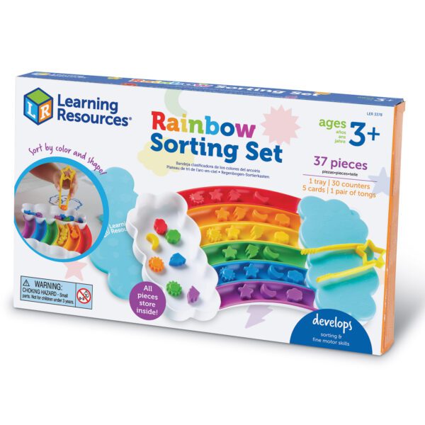 3378 Rainbow Sorting Tray BOX lft sh 1 1
