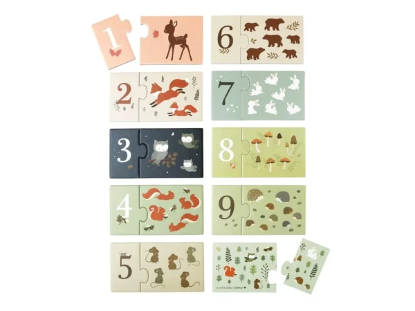 Přiřazovací puzzle: počítání s kamarády z lesa - Image 3