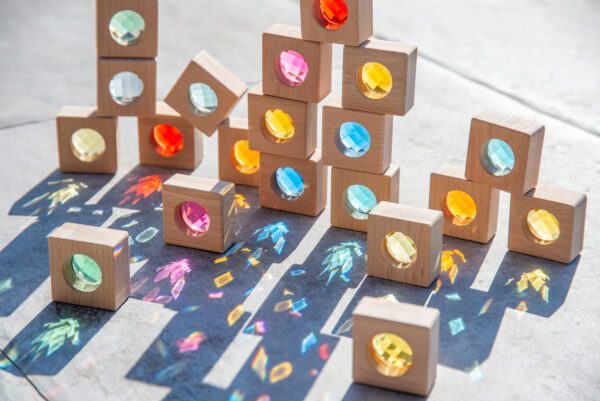 TickiT - Dřevěné kaleidoskopické kostky
