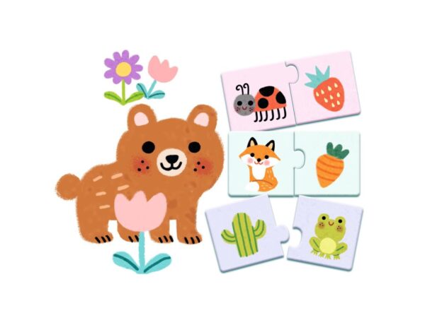 DJECO EDULUDO Puzzle Duo - Barvy - Image 3