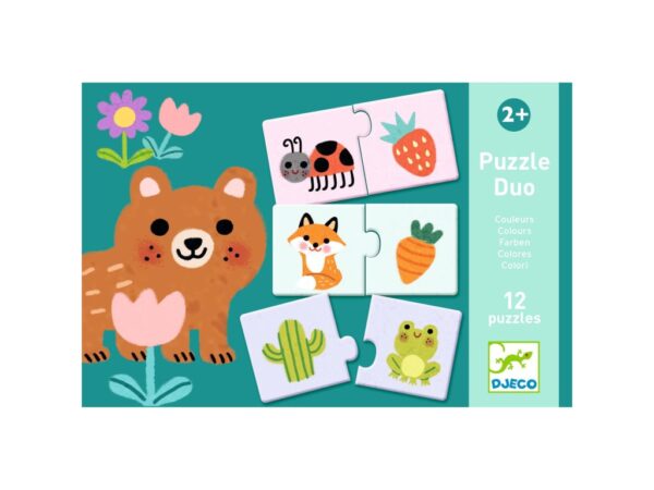 DJECO EDULUDO Puzzle Duo - Barvy - Image 2