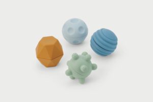 TickiT Silisoft senzorické míčky – neutrální barvy