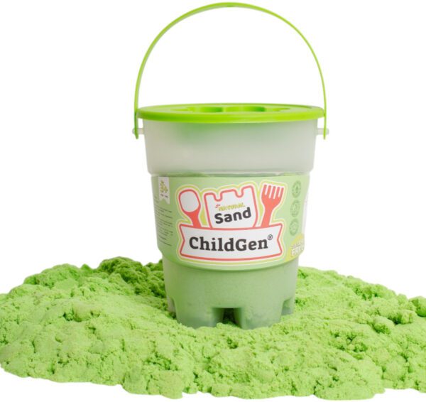 eng pl ChildGen MAGICAL SAND 500 GR GREEN 126 4