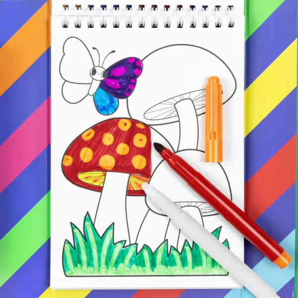 ASC 6 0295 Colour Change Colouring Set Garden Friends 06a