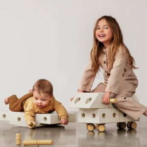 Stavebnice MODU - Explorer Set Sand Grey / Honey Yellow