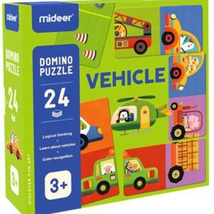 Mideer: Domino - Doprava (24 dílků)