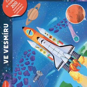 Čti a nalepuj: VE VESMÍRU - kniha se samolepkami