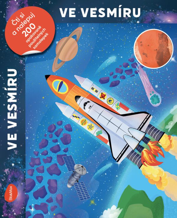cti a nalepuj ve vesmiru kniha se samolepkami 114337 44
