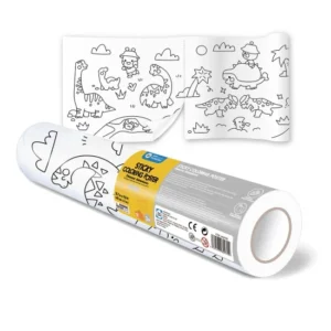 Jarmelo - Samolepící omalovánky v roli: Dinosauři (3 m)