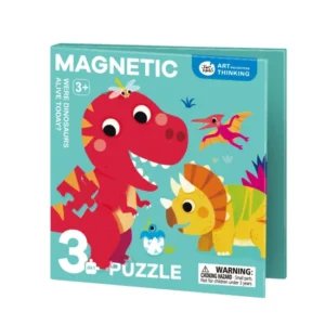 Jarmelo - Magnetické svítící puzzle 3v1 Dinosauři