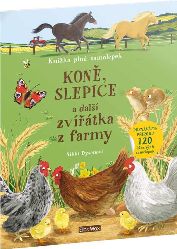 kone slepice a dalsi zviratka z farmy kniha samolepek 292539 17