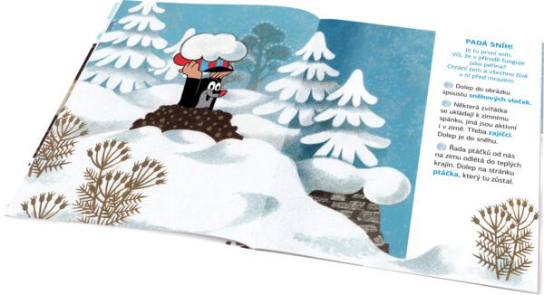 krtek a zima kniha samolepek 715885 43