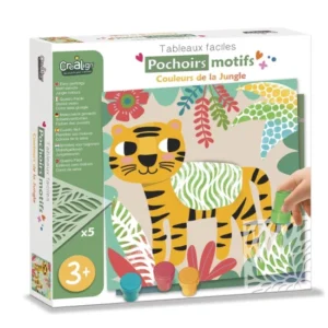 Créa Lign - Malování s razítky a šablonami: Džungle