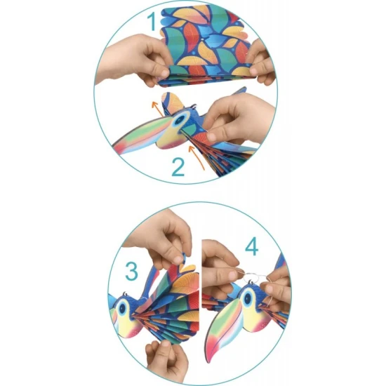 tvorenie z papiera exoticke vtaky crea lign CL174 3 550x550 1