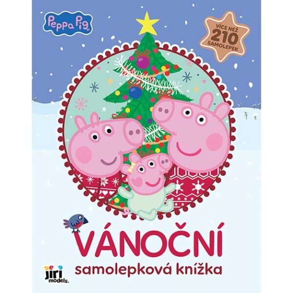 0008754 vanocni samolepkova knizka prasatko peppa