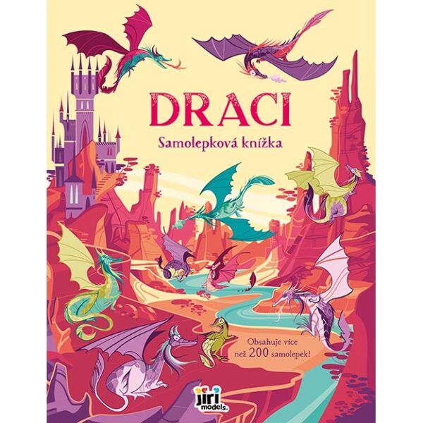 0008898 velka samolepkova knizka draci