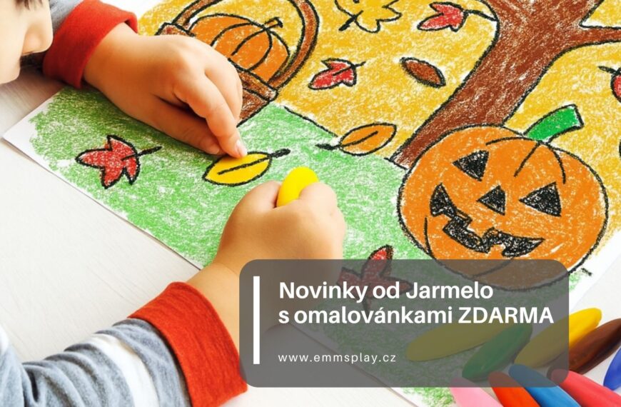Novinky od Jarmelo s podzimními omalovánkami