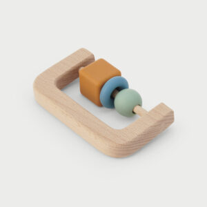 TickiT Silisoft® - Chrastítko (neutrální barvy)