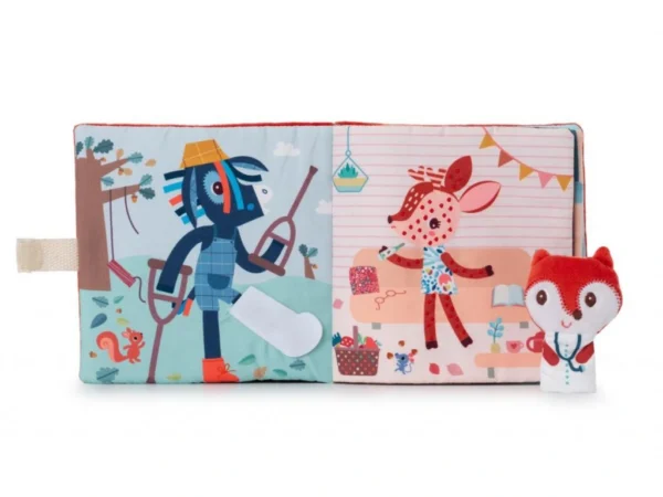 LILLI 83534 lilliputiens textilni knizka s prstovou loutkou doktorka alice 4