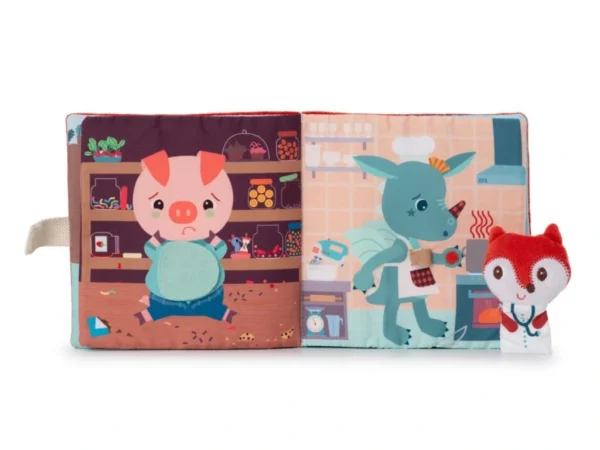 LILLI 83534 lilliputiens textilni knizka s prstovou loutkou doktorka alice 6