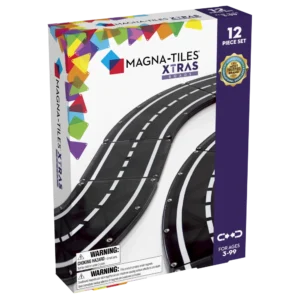 Magna-Tiles: Magnetická stavebnice Xtras Roads 12 dílů