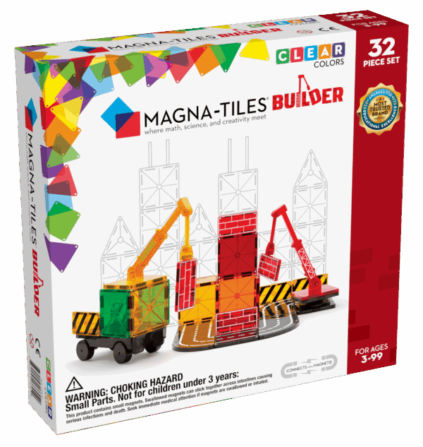 MagnaTiles CC BUILDER 32pc Carton Front Angle scaled