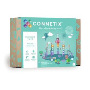 CONNETIX Magnetická stavebnice - Kuličková dráha Pastel (106 ks)