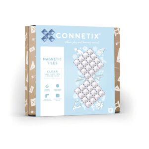 CONNETIX Magnetická stavebnice - Základny průhledné (2 ks)