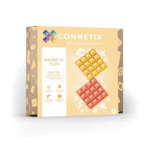 CONNETIX Magnetická stavebnice - Základny Lemon & Peach (2 ks)