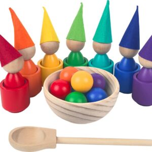 2Kids Toys - Duhové panenky s míčky 7 barev