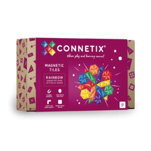 CONNETIX Magnetická stavebnice - Geometry Pack Rainbow (30 ks)